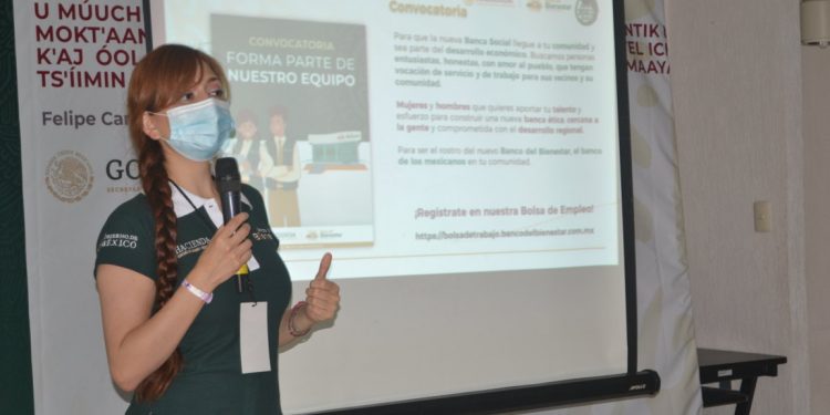 ABRE BANCO DEL BIENESTAR, BOLSA DE TRABAJO EN FELIPE CARRILLO PUERTO