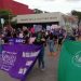 FEMINISTAS REALIZAN MARCHA Y MITIN EN CHETUMAL POR EL DÍA INTERNACIONAL DE LA MUJER