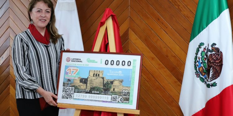DEVELAN BILLETE DE LOTERÍA DE LA ZONA ARQUEOLÓGICA DE TULUM, MUESTRA DE LA BELLEZA CONTENIDA EN QUINTANA ROO