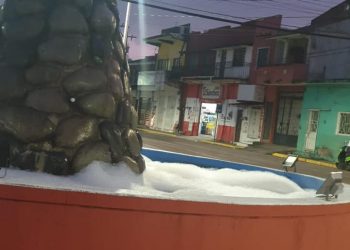 FUENTE DE LA ‘DIOSA DEL RÍO DE PIEDRA’ EN TEAPA AMANECE VANDALIZADA