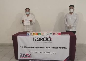 SE REGISTRA SEBASTIÁN UC YAM COMO CANDIDATO DE MC A LA ALCALDÍA DE FELIPE CARRILLO PUERTO
