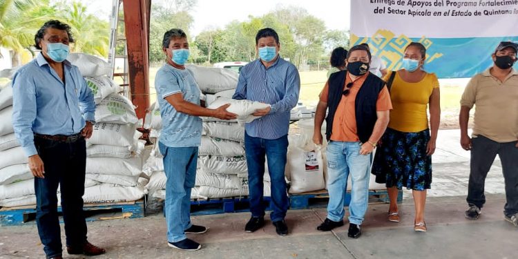 APICULTORES DE OTHÓN P. BLANCO RECIBIERON APOYOS PARA FORTALECER SU PRODUCCIÓN