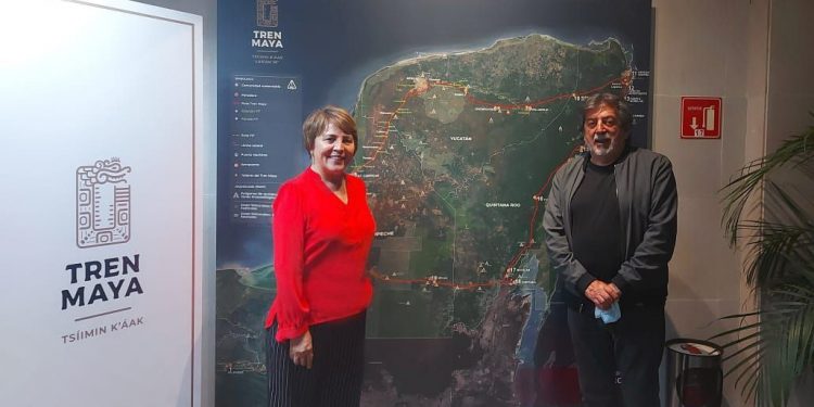 REFRENDA LAURA BERISTAIN ANTE FONATUR RESPALDO AL TREN MAYA