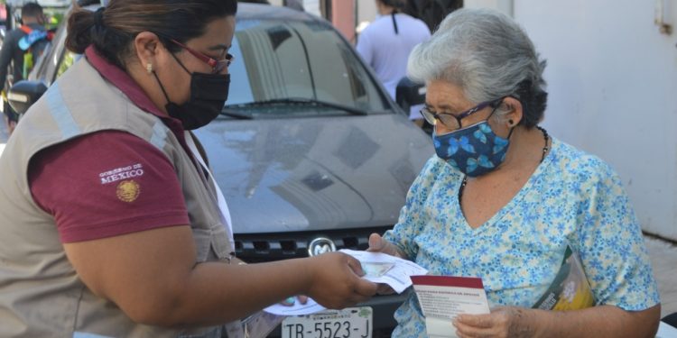 RECIBEN ABUELITOS DE ISLA MUJERES PAGO DEL PROGRAMA “PENSIÓN PARA EL BIENESTAR DE LOS ADULTOS MAYORES”