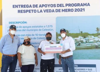 EL GOBERNADOR MAURICIO VILA DOSAL CONTINÚA APOYANDO A LOS PESCADORES YUCATECOS