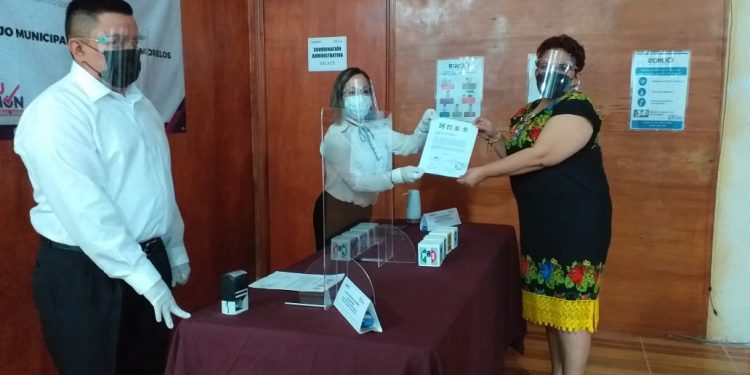 SE REGISTRA SOFÍA ALCOCER COMO CANDIDATA A LA ALCALDÍA DE JMM POR EL PRD