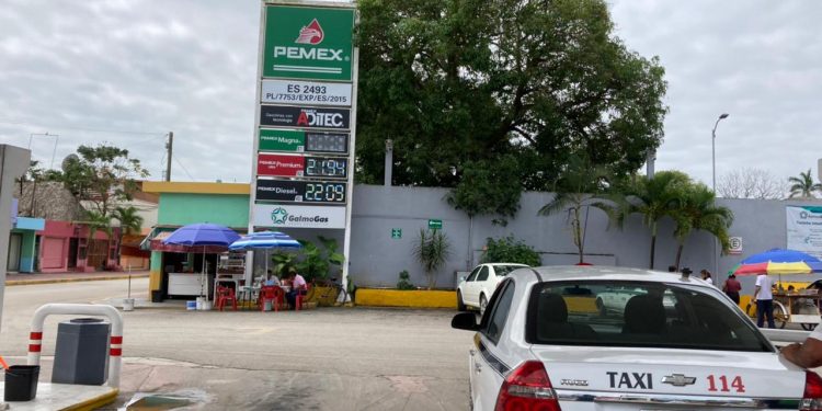 SE REGISTRA INCREMENTO EN LOS PRECIOS DE LAS GASOLINAS, EN FELIPE CARRILLO PUERTO