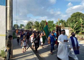 CELEBRAN A SAN JOSÉ DE LAS MONTAÑAS EN LA ZONA MAYA