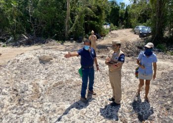 GOBIERNO DE PUERTO MORELOS Y SEMAR COORDINAN ESFUERZOS PARA ATENDER FENÓMENO DEL SARGAZO