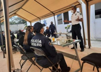 POLICÍAS DE ISLA MUJERES CONMEMORAN EL “DÍA INTERNACIONAL DE LA MUJER”