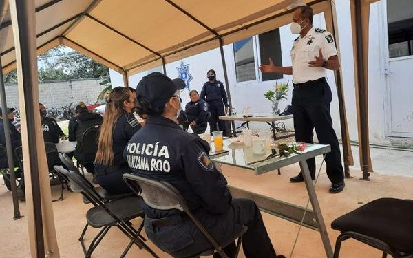 POLICÍAS DE ISLA MUJERES CONMEMORAN EL “DÍA INTERNACIONAL DE LA MUJER”