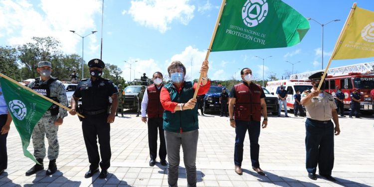 DA LAURA BERISTAIN BANDERAZO DE INICIO A OPERATIVO “SEMANA SANTA SEGURA 2021”