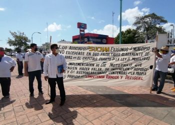 EXIGEN INTEGRANTES DEL SUCHAA CANCELACIÓN DE PERMISOS A “MOTOTAXIS”
