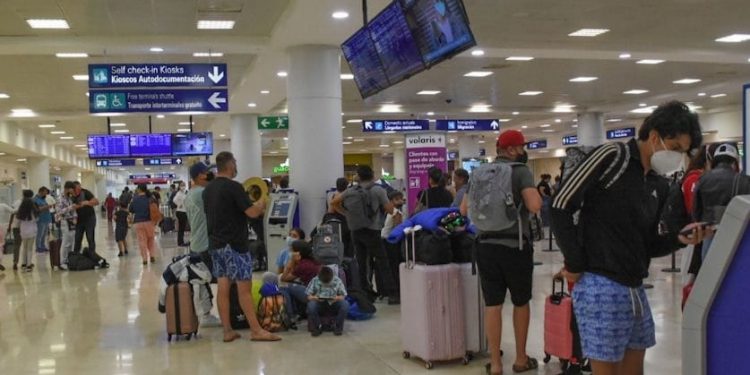 REGISTRA EL AEROPUERTO DE CANCÚN CIFRA RÉCORD DEL MES, CON 444 OPERACIONES