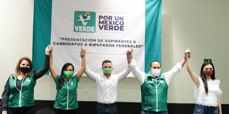 PRESENTA EL PVEM A SUS CANDIDATOS A LAS DIPUTACIONES FEDERALES 01 Y 04