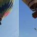 DOS PERSONAS QUEDAN COLGANDO DE GLOBO AEROSTÁTICO EN TEOTIHUACÁN