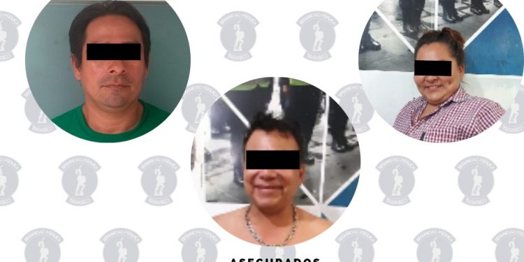 ASEGURÓ POLICÍA DE TABASCO A TRES PERSONAS POR VIOLENCIA DE GÉNERO
