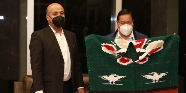 EL PRESIDENTE DE BOLIVIA, LUIS ARCE, LLEGA A MÉXICO PARA UNA VISITA OFICIAL