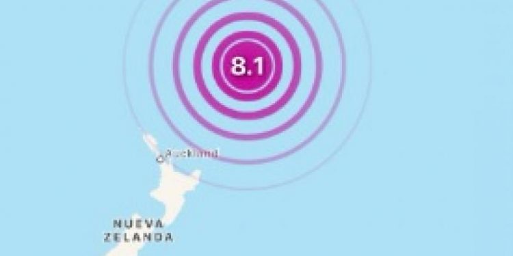 TERCER TERREMOTO DE 8.1 GRADOS SACUDE A NUEVA ZELANDA; EMITEN ALERTA DE TSUNAMI