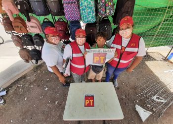 CAMINAN PETISTAS A FAVOR DE LA COALICIÓN «JUNTOS HACEMOS HISTORIA»