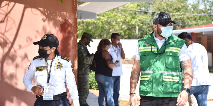 REALIZAN VERIFICACIÓN DE REFUGIOS TEMPORALES EN CANCÚN