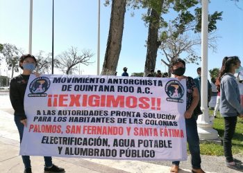 ANTORCHISTAS QUINTANARROENSES POSPONEN MARCHA; PRIVILEGIAN EL DIÁLOGO