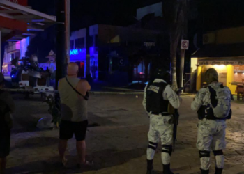 BALACERA EN EL CORAZÓN TURÍSTICO DE PLAYA DEL CARMEN