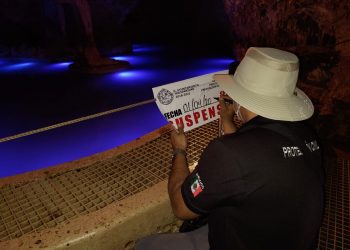 CLAUSURA PROTECCIÓN CIVIL ZONA DE RIESGO EN PARQUE XENSES