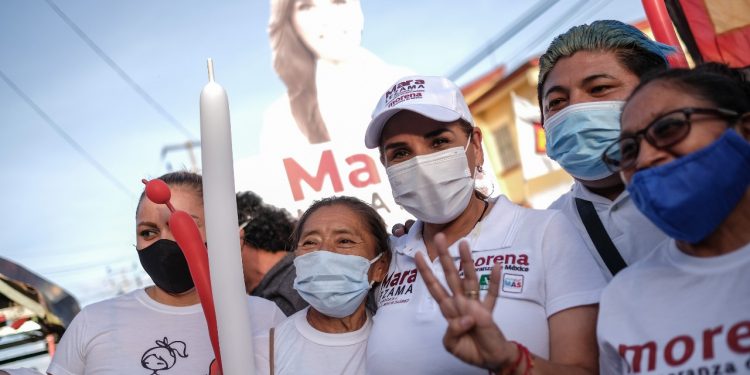 RECIBE MARA LEZAMA RESPALDO TOTAL EN LA REGIÓN 95