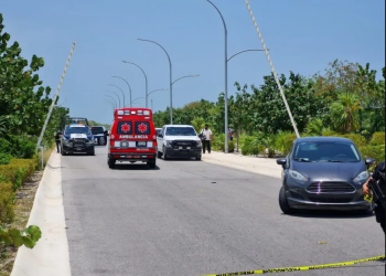 EJECUTAN A DOS HOMBRES CERCA DEL HOTEL GRAND PALLADIUM COSTA MUJERES