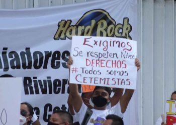 CHETUMAL: RECHAZAN TRABAJADORES HOTELEROS EL SINDICATO DE LA CROC