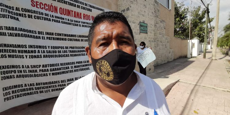 TRABAJADORES TOMAN INSTALACIONES DEL INAH QROO