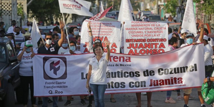 NÁUTICOS EXPRESAN TOTAL APOYO A JUANITA ALONSO.