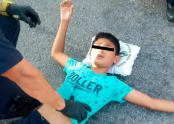 TAXI ATROPELLA A NIÑO EN YUCATÁN