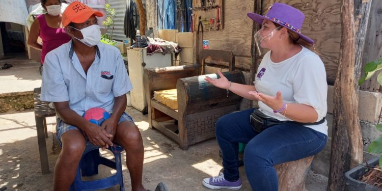 «VAMOS A TRABAJAR EN CONJUNTO Y AQUÍ ESTOY COMPROMETIÉNDOME CON USTEDES, SOCIEDAD CANCUNENSE» : LUPITA ALCOCER