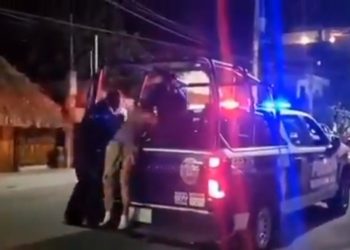 POLICÍAS DE TULUM PROTAGONIZAN UN NUEVO EPISODIO DE VIOLENCIA