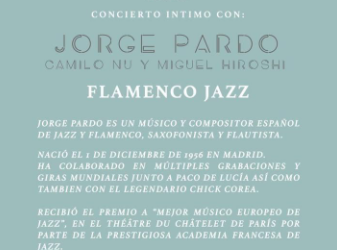 EL JAZZ REGRESA A COZUMEL CON EL CONCIERTO INTERNACIONAL DE JORGE PARDO