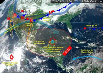 SE FORMA LA TORMENTA TROPICAL ANDRÉS Y ES LA PRIMERA DE LA TEMPORADA