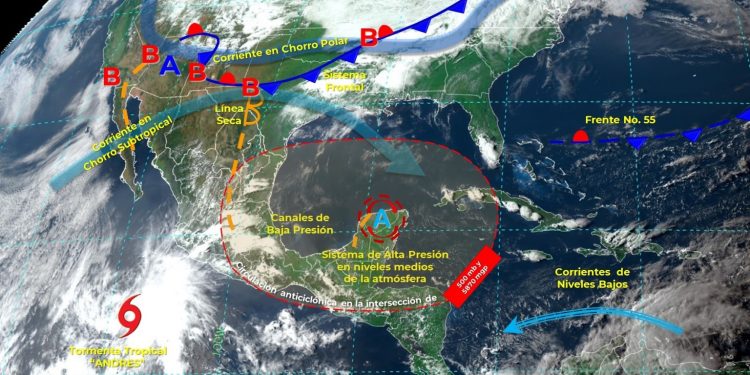 SE FORMA LA TORMENTA TROPICAL ANDRÉS Y ES LA PRIMERA DE LA TEMPORADA