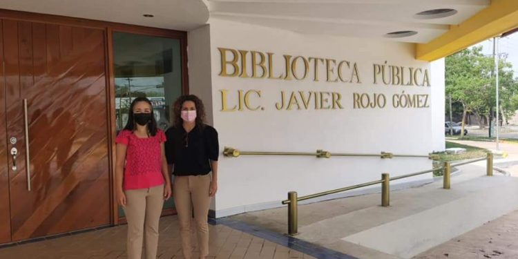 CONSTATA DIPUTADA IRIS MORA AVANCES PARA REAPERTURA DE BIBLIOTECA PÚBLICA DE CHETUMAL