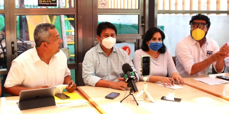 APOYO TOTAL DE PARTIDOS DE “VA POR QUINTANA ROO” HACIA VÍCTOR MAS Y SU EQUIPO DE CAMPAÑA