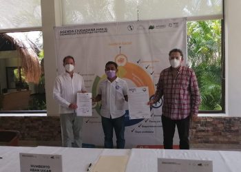 FIRMAN CINCO DE SEIS CANDIDATOS LA AGENDA CIUDADANA PARA EL DESARROLLO SUSTENTABLE DE TULUM
