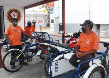 COMIENZA LA RECUPERACIÓN ECONÓMICA ENTRE TRICICLEROS DE PLAYA DEL CARMEN