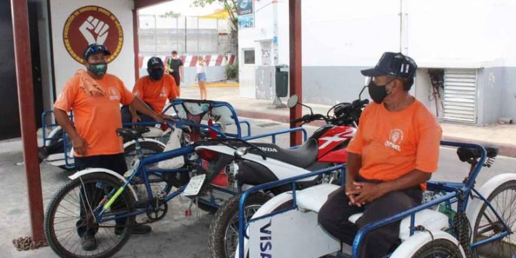 COMIENZA LA RECUPERACIÓN ECONÓMICA ENTRE TRICICLEROS DE PLAYA DEL CARMEN