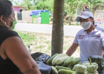 BLANCA MERARI OFRECE MEJORAR LA SEGURIDAD Y VIGILANCIA EN LA ZONA AGRÍCOLA
