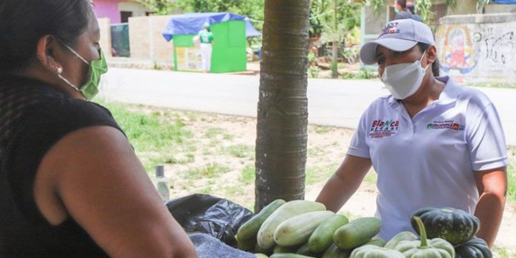 BLANCA MERARI OFRECE MEJORAR LA SEGURIDAD Y VIGILANCIA EN LA ZONA AGRÍCOLA