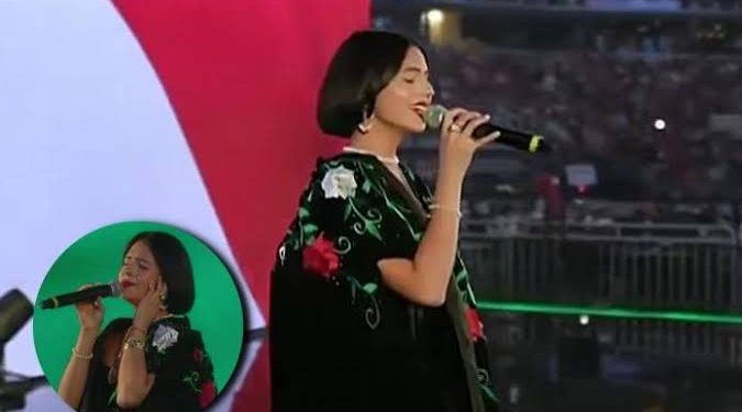 ATACAN EN REDES A ÁNGELA AGUILAR POR INTERPRETACIÓN DEL HIMNO