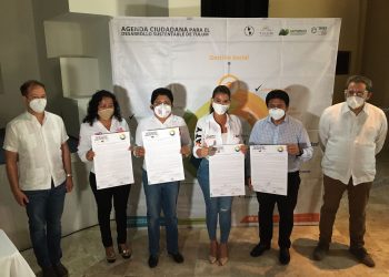 ADOPTAN CANDIDATOS LA AGENDA CIUDADANA PARA EL DESARROLLO SUSTENTABLE DE TULUM
