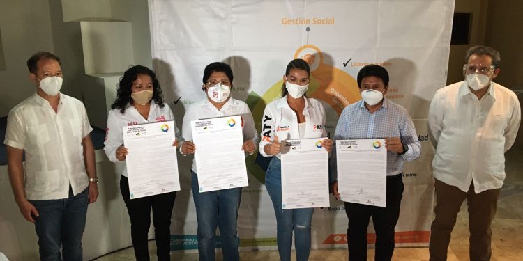 ADOPTAN CANDIDATOS LA AGENDA CIUDADANA PARA EL DESARROLLO SUSTENTABLE DE TULUM