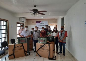 IEQROO E INE INICIARON LA ENTREGA DE PAQUETES ELECTORALES